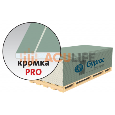 Aku-Line Pro ГКЛА Gyproc лист 2500 х 1200 х 12,5 мм 