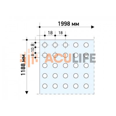 САУНДЛАЙН-Акустика Пойнт 1998х1188х12,5 мм 