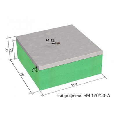 Виброфлекс SM тип-A , виброизолирующая опора