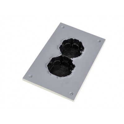 Подрозетник звукоизоляционный Ультракустик, на 2 поста  Подрозетник звукоизоляционный Ультракустик, на 2 поста