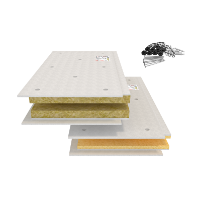 Панель с крепежом АкустикГипс (AcousticGyps) Basic 70 (1,2м x 0,6м x 70мм) 0,72м2 Панель с крепежом АкустикГипс (AcousticGyps) Basic 70 (1,2м x 0,6м x 70мм) 0,72м2