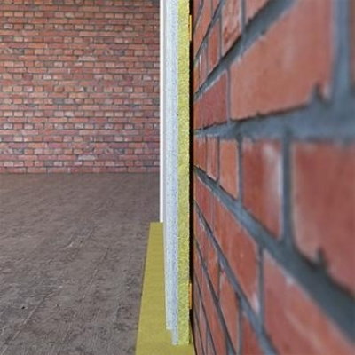 Бескаркасная звукоизоляция стены ЗИПС-III-Ультра