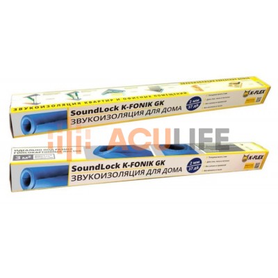 SoundLock K-FONIK GK ,  AD , 1200х2500х 2 и 3,7 мм 