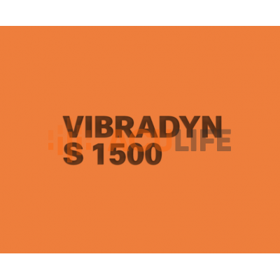 VIBRADYN S 1500 , оранжевый , 2000х500 мм ( 1м2 ) 