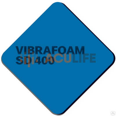 Вибрафом ( Vibrafoam ) SD 400 ,  синий , (2м х 0,5м )