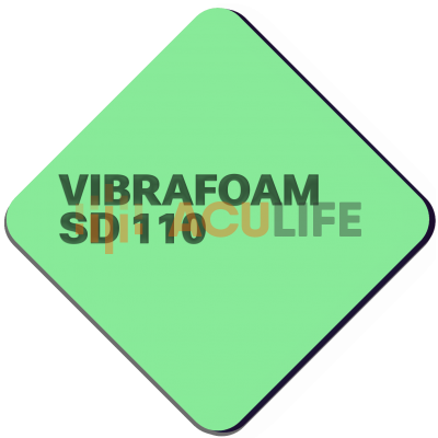 Вибрафом (Vibrafoam) SD 110 ,  зеленый ,  (2м х 0,5м )