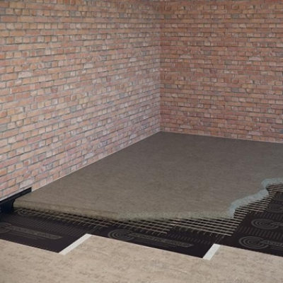 Гидро-звукоизоляционный пол с применением Шуманет-100 Гидро